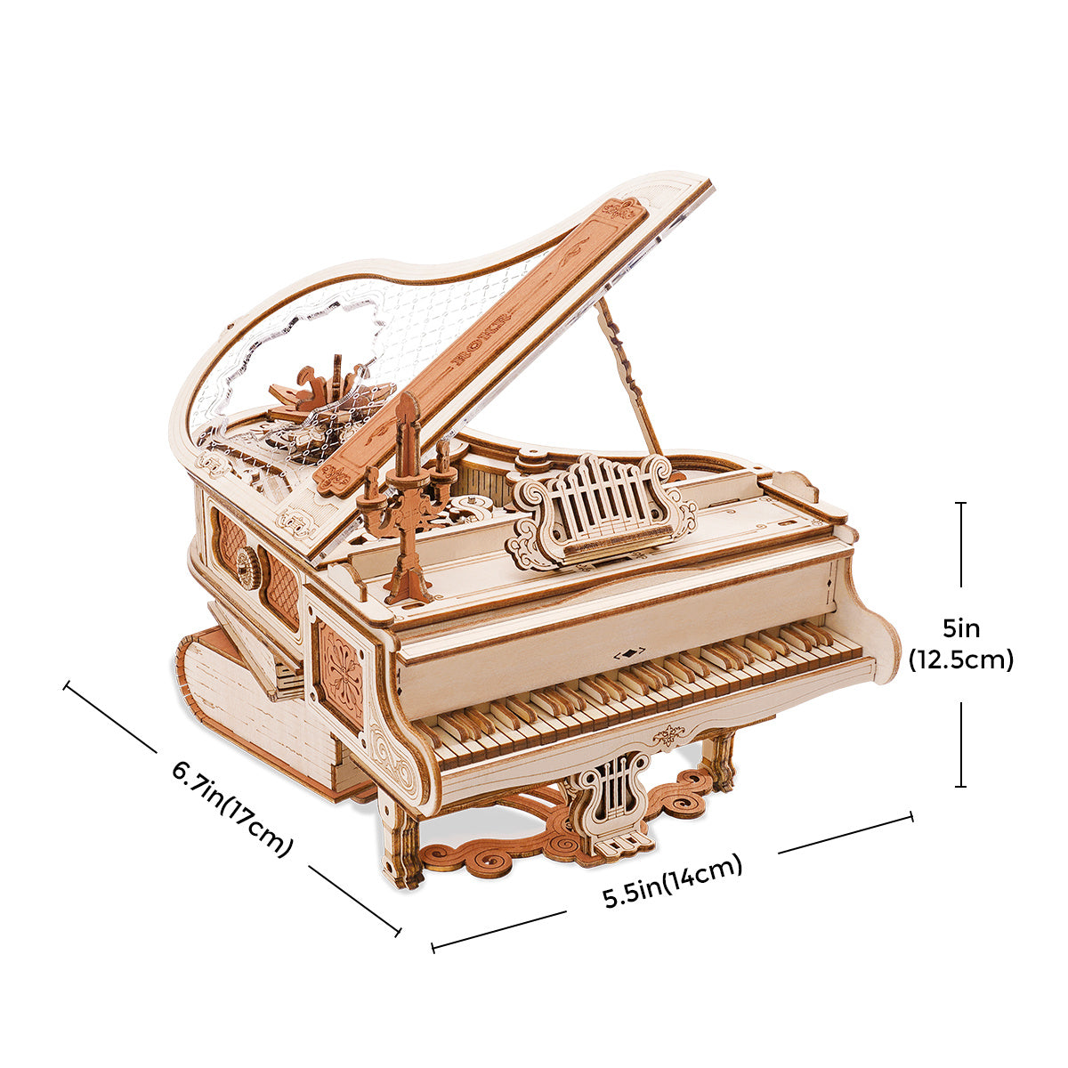 Magic Piano β 3D Wooden Puzzle & Mechanical Music Box