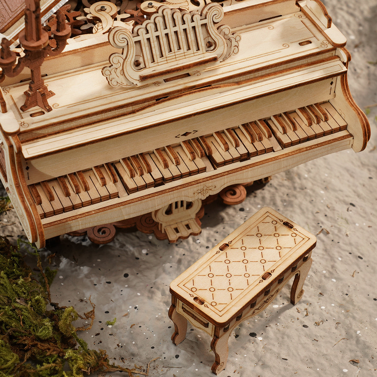 Magic Piano β 3D Wooden Puzzle & Mechanical Music Box