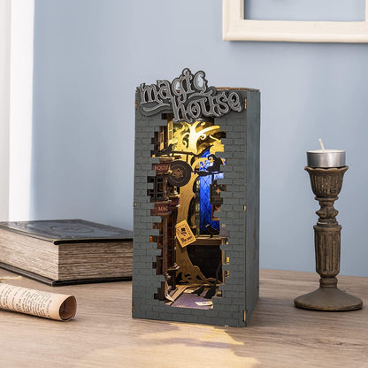 Enchanted Magic House Book Nook – DIY Fantasy Bookshelf Decor
