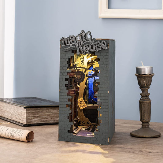 Enchanted Magic House Book Nook – DIY Fantasy Bookshelf Decor