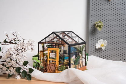 Cathy’s Flower House – DIY Miniature Greenhouse