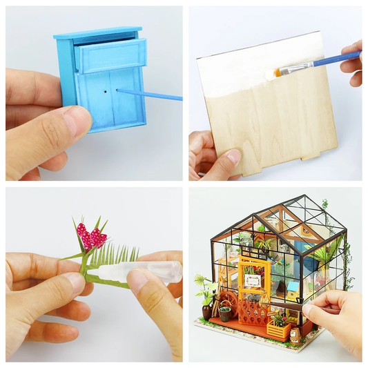 Cathy’s Flower House – DIY Miniature Greenhouse