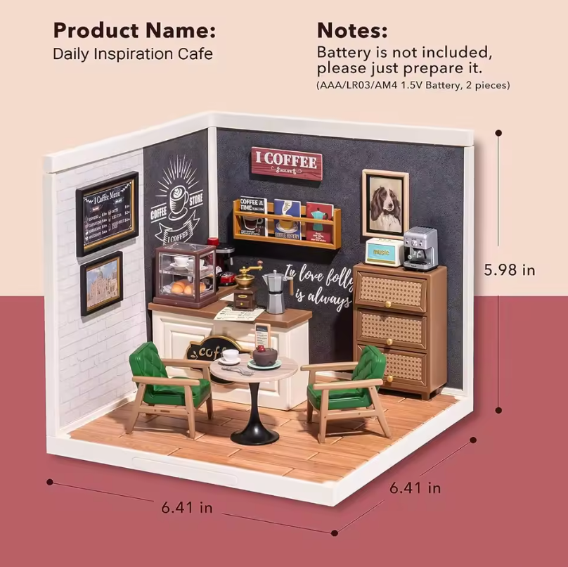 Daily Inspiration Café – DIY Miniature Coffee House