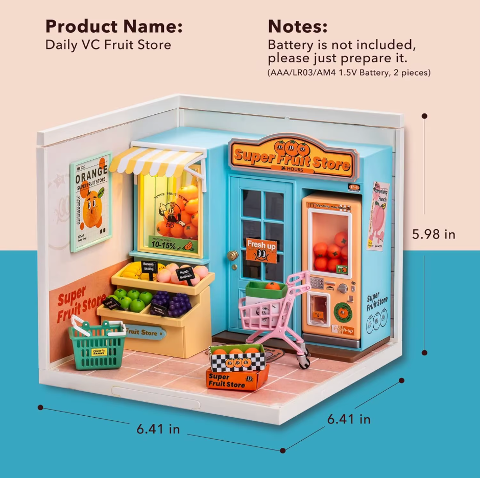 Super Fruit Store – DIY Miniature Farmers' Market