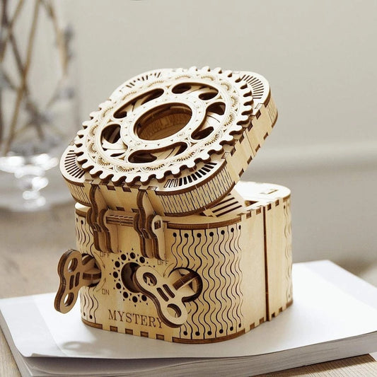 Treasure Box – 3D Wooden Puzzle with Secret Compartment
