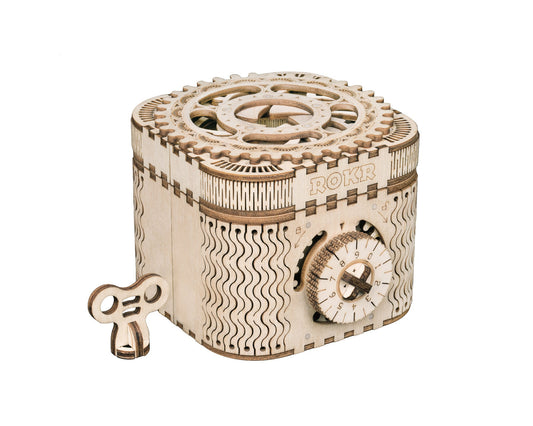 Treasure Box – 3D Wooden Puzzle with Secret Compartment