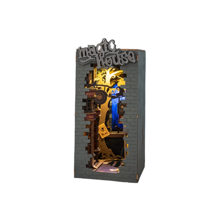 Enchanted Magic House Book Nook – DIY Fantasy Bookshelf Decor