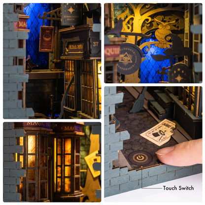 Enchanted Magic House Book Nook – DIY Fantasy Bookshelf Decor