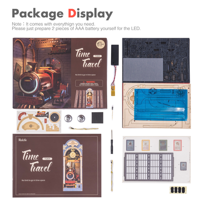 Time Traveler’s Book Nook – DIY Steampunk Wooden Insert